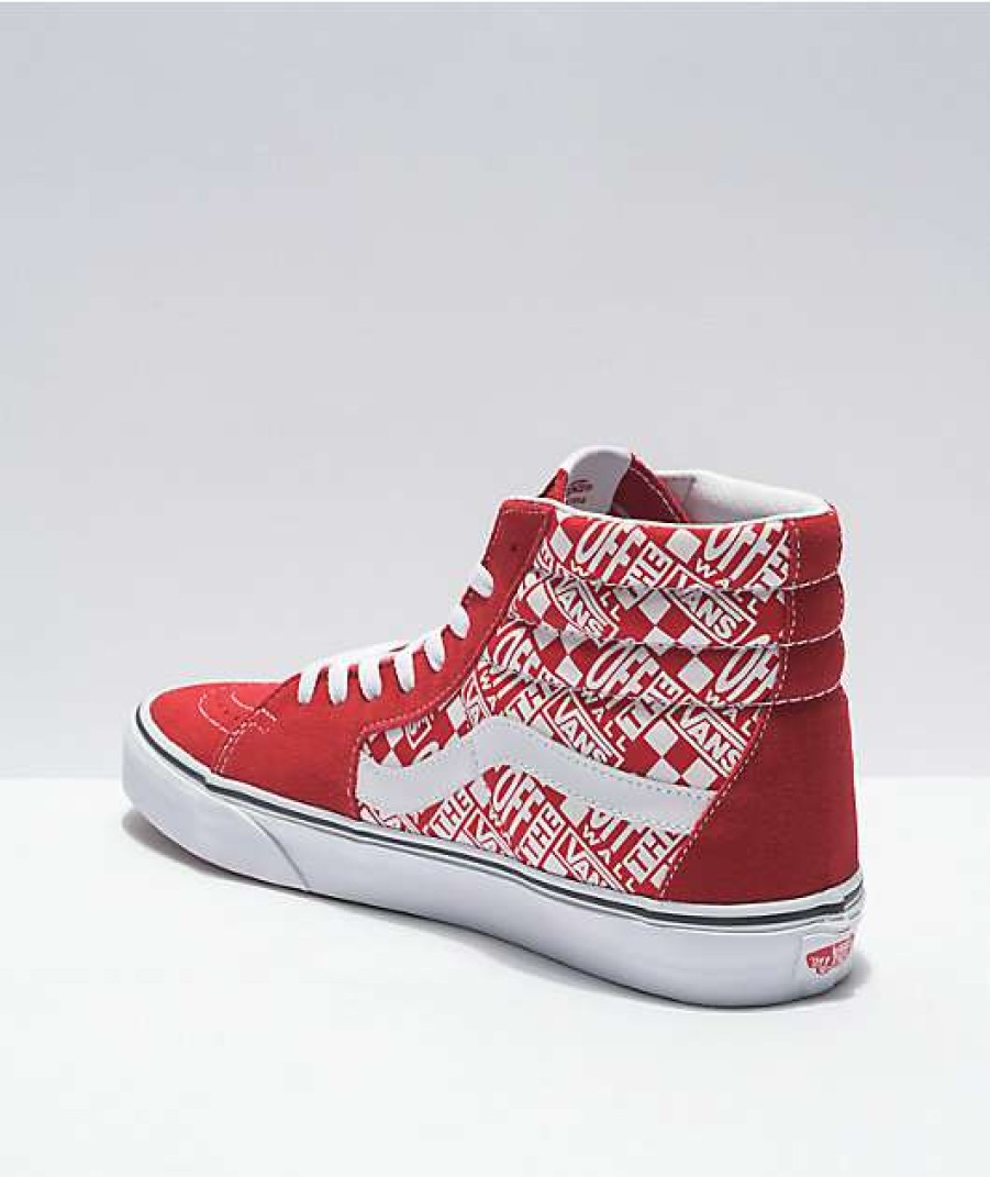 Vans * | Vans Sk8-Hi Otw Chili Pepper Red Skate Shoes Promotions