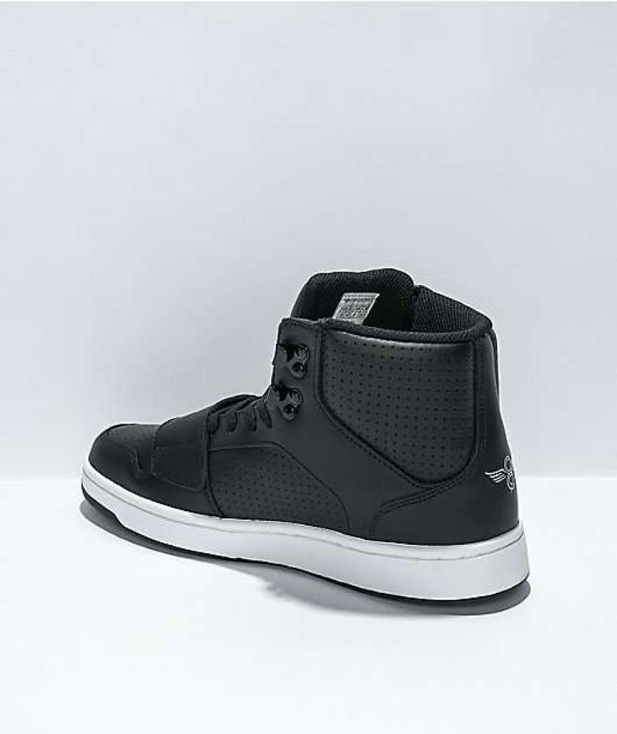 Sneakers * | Creative Recreation Cesario Hi Xxi Black & White High Top Shoes Outlet