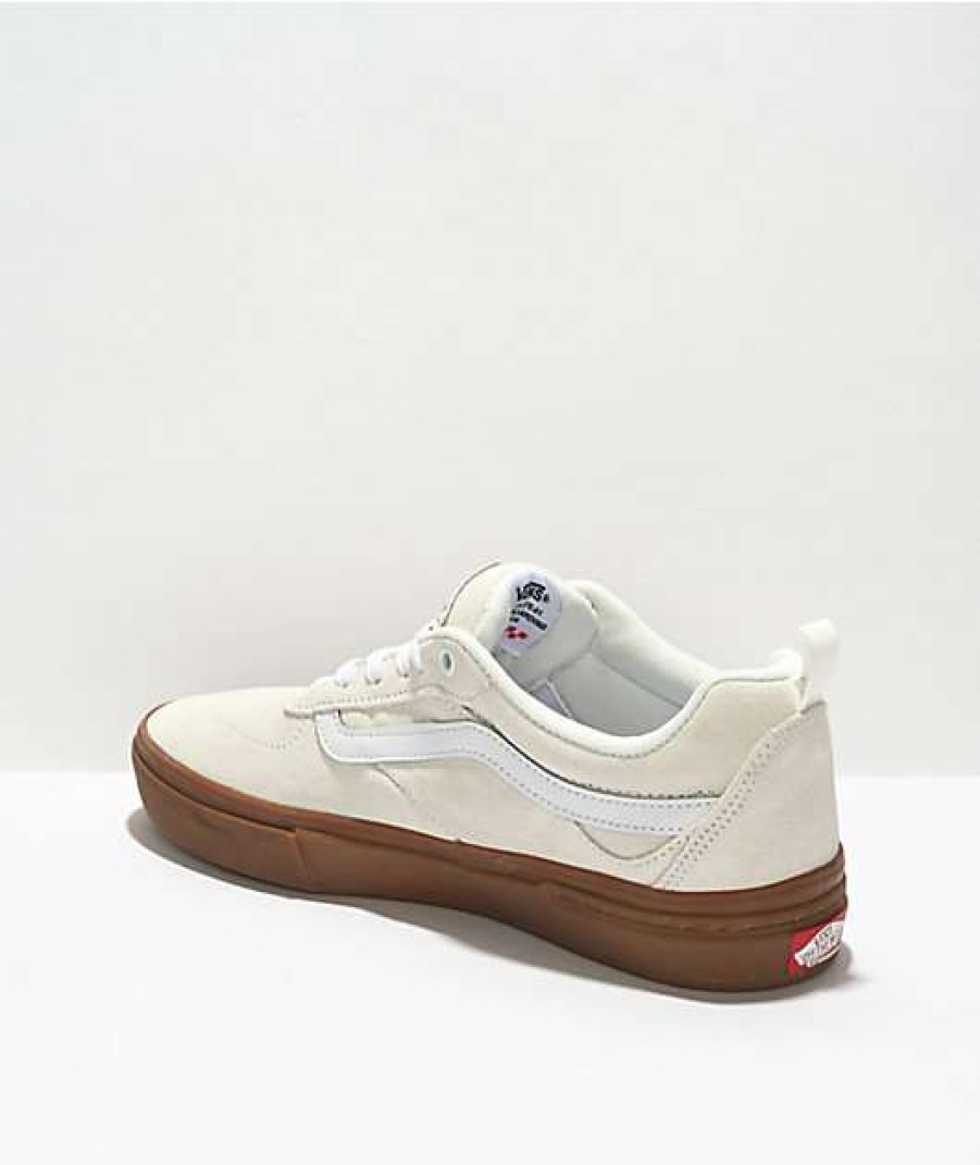 Vans * | Vans Skate Kyle Walker Blanc & Gum Skate Shoes Promotions