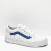 Vans * | Vans Old Skool Pop Classic White & Blue Skate Shoes Promotions