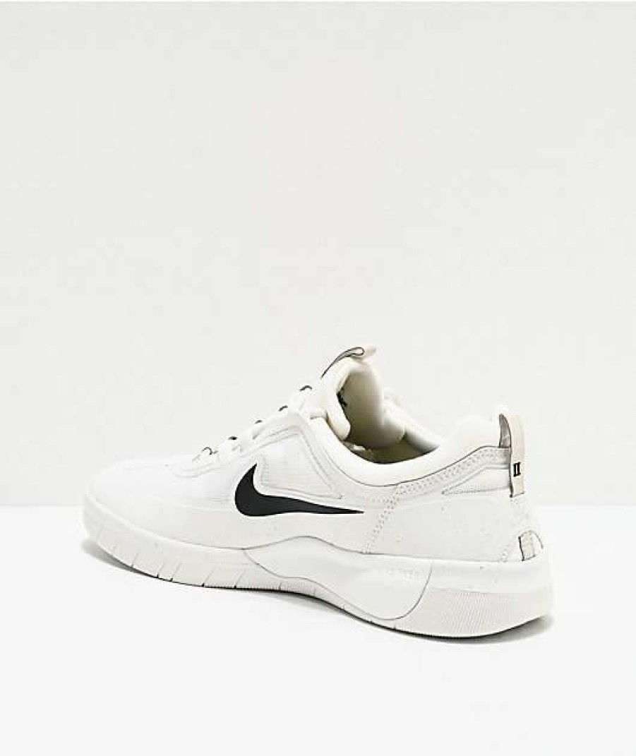 Nike * | Nike Sb Nyjah Free 2.0 Summit White Skate Shoes Promotions