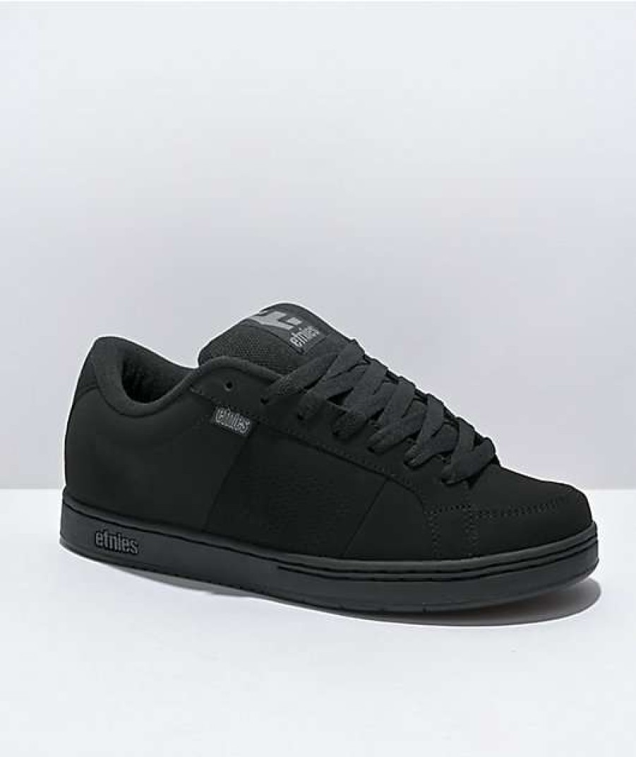 Shoes * | Etnies Kingpin Black Skate Shoes Outlet