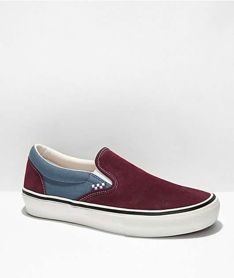 Vans * | Vans Skate Slip-On Moonlight & Wine Skate Shoes Promotions