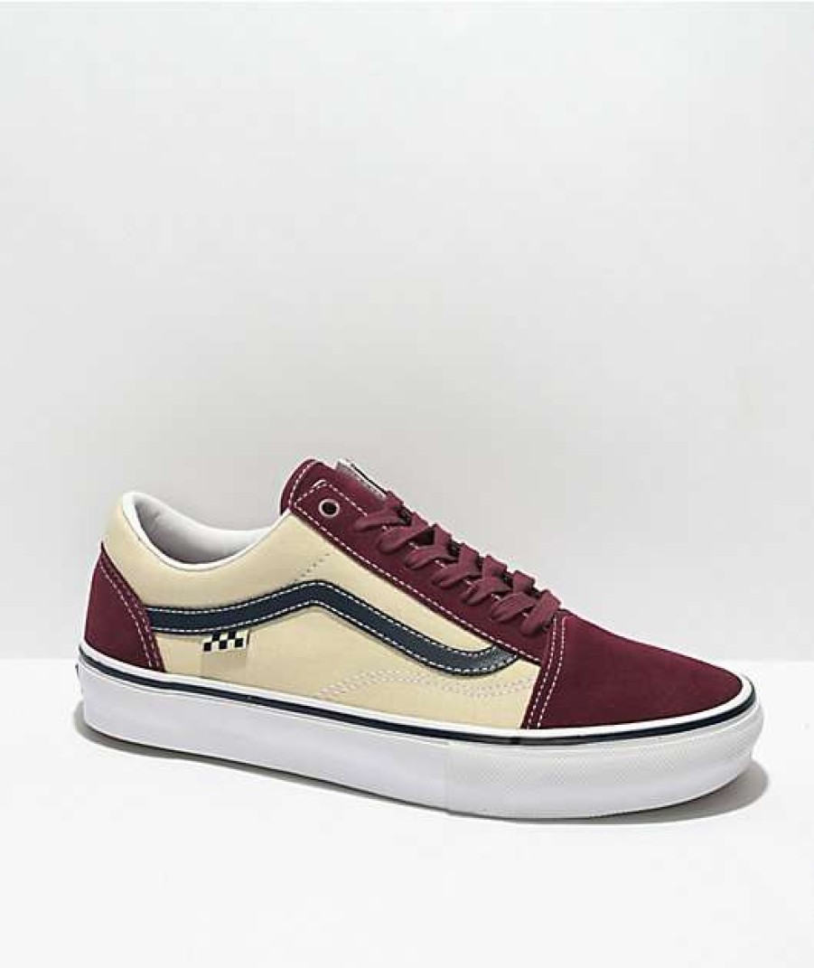 Vans * | Vans Skate Old Skool Mauve Wine Skate Shoes Promotions