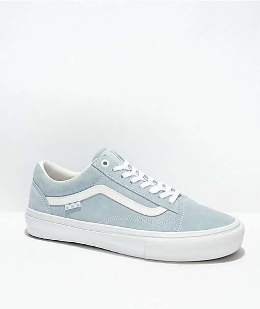 Vans * | Vans Old Skool Winter Sky & White Skate Shoes Promotions