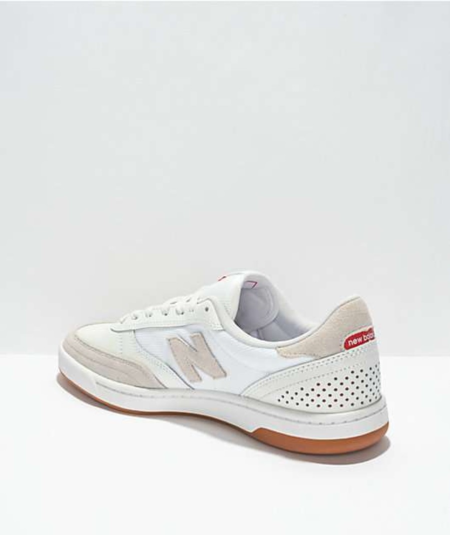 Sneakers * | New Balance Numeric 440 White & Gum Skate Shoes Outlet