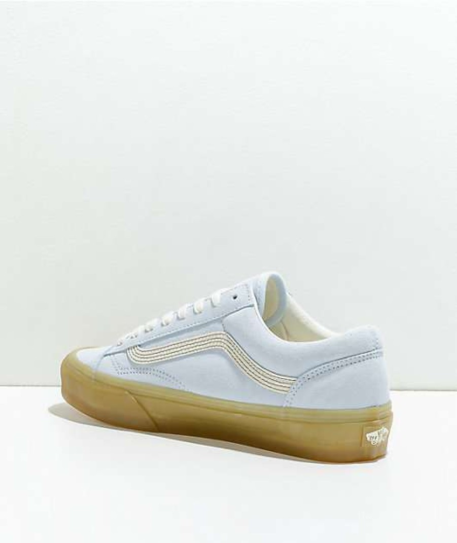 Vans * | Vans Old Skool Delicate Blue, Marshmallow, & Double Light Gum Skate Shoes Promotions