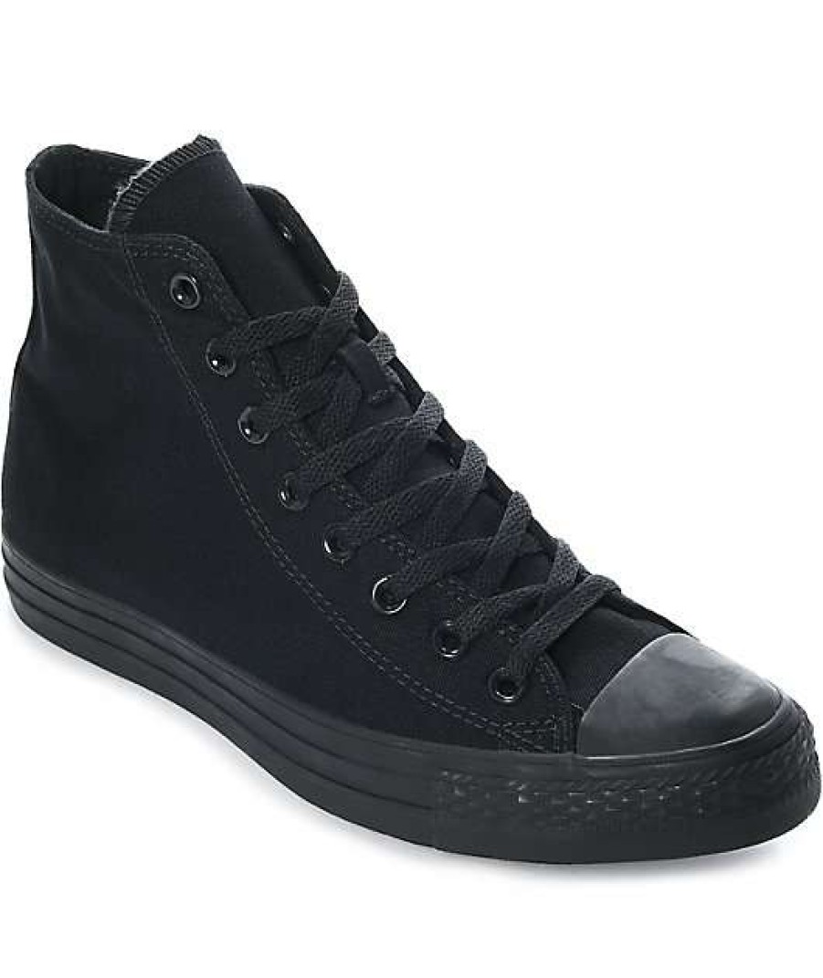 Shoes * | Converse Chuck Taylor All Star Black Hi Top Shoes Outlet