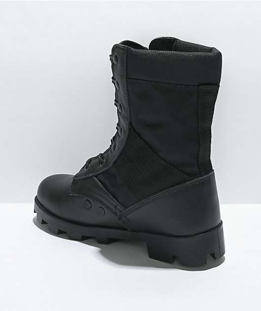 Shoes * | Rothco Black Combat Boot Outlet