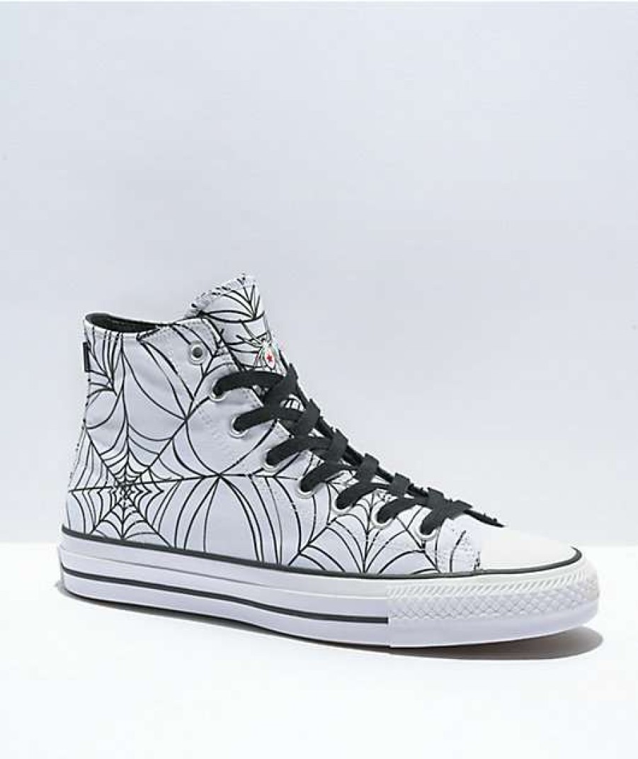 Shoes * | Converse Chuck Taylor All Star Pro Spiderweb White & Black Skate Shoes Outlet