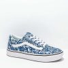 Vans * | Vans Old Skool Comfycush Blue Tie Dye Skate Shoes Promotions