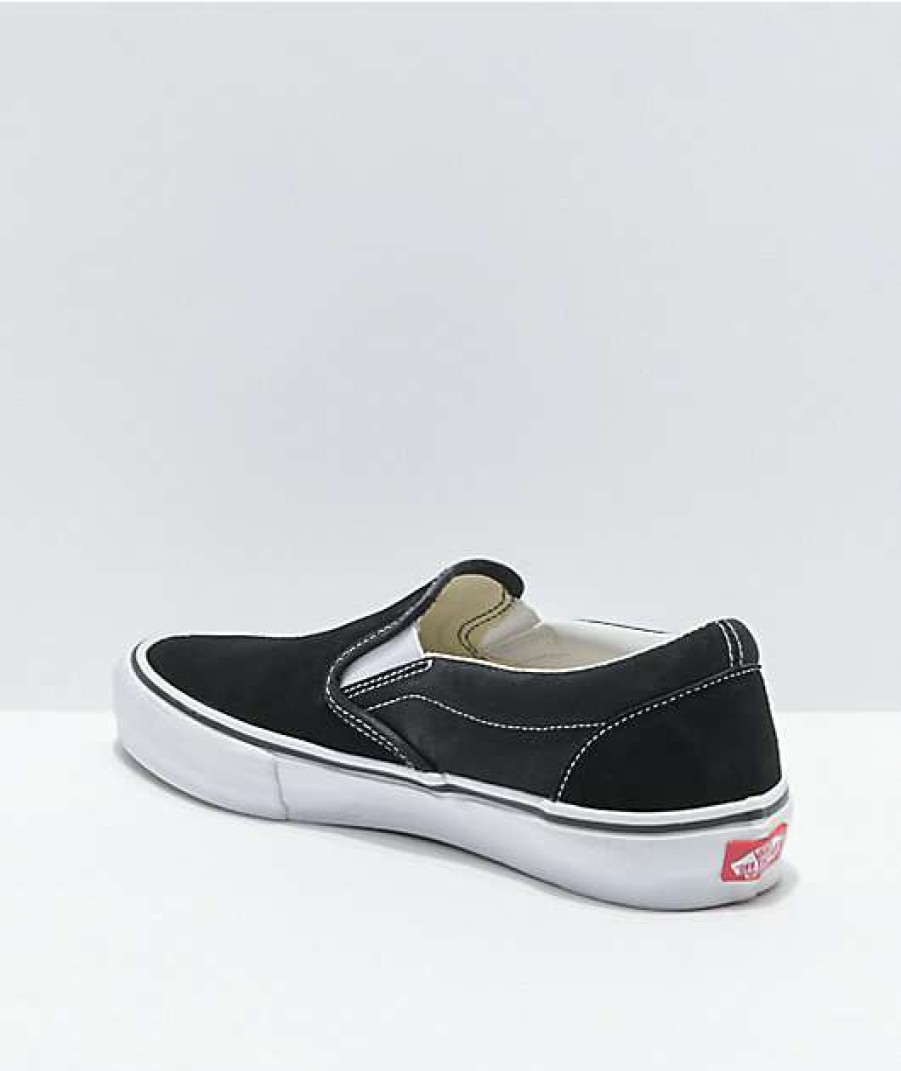 Vans * | Vans Skate Slip-On Black, White & Gum Skate Shoes Promotions