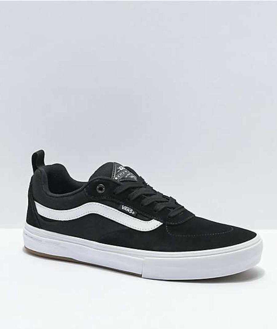 Vans * | Vans Skate Kyle Walker Black & White Skate Shoes Promotions