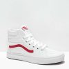 Vans * | Vans Sk8-Hi Pop Classic White & Red Skate Shoes Promotions