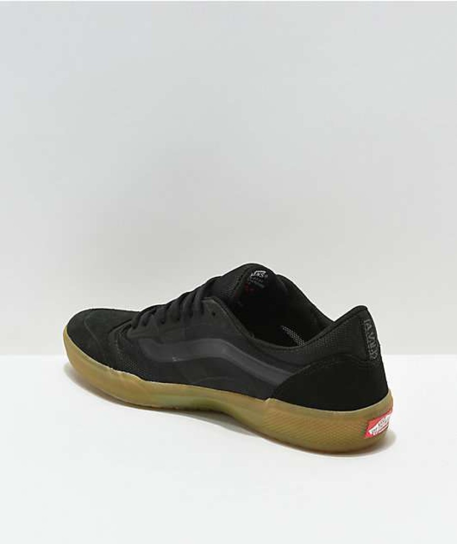 Vans * | Vans Skate Ave Pro Black & Gum Skate Shoes Promotions