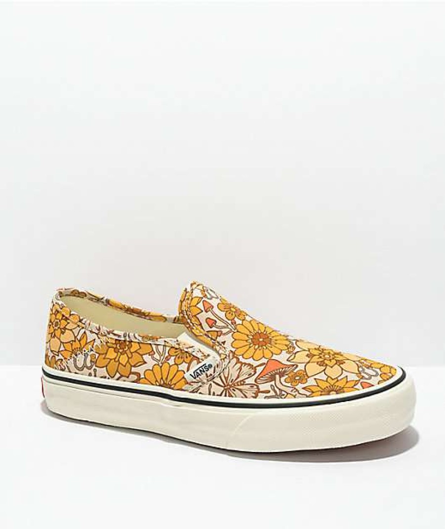 Vans * | Vans Slip-On Sf Trippy Floral Skate Shoes Promotions