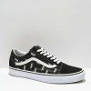 Vans * | Vans Old Skool Logo Black & White Skate Shoes Promotions