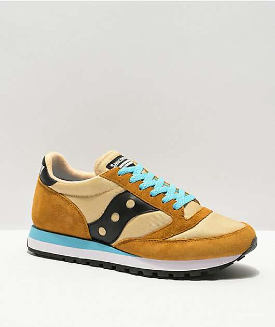 Sneakers * | Saucony Jazz 81 Rust, Brown, & Blue Shoes Outlet