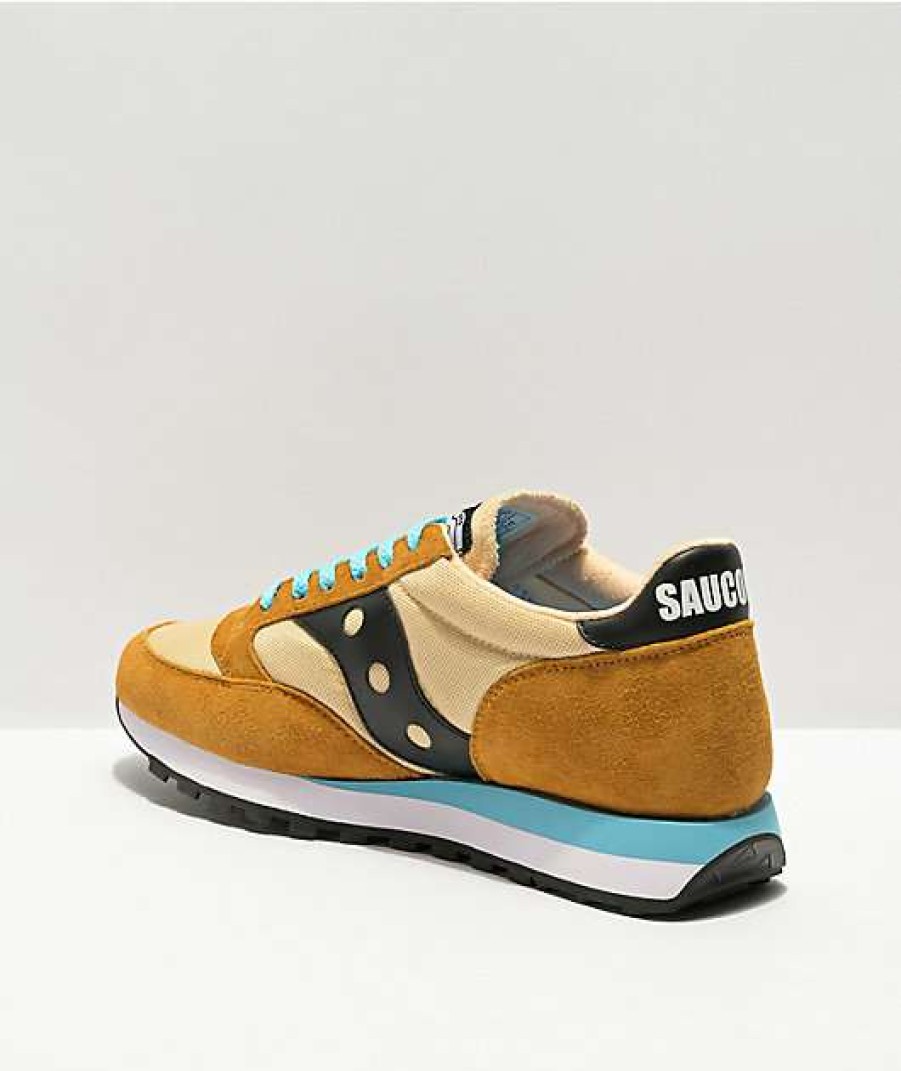 Sneakers * | Saucony Jazz 81 Rust, Brown, & Blue Shoes Outlet