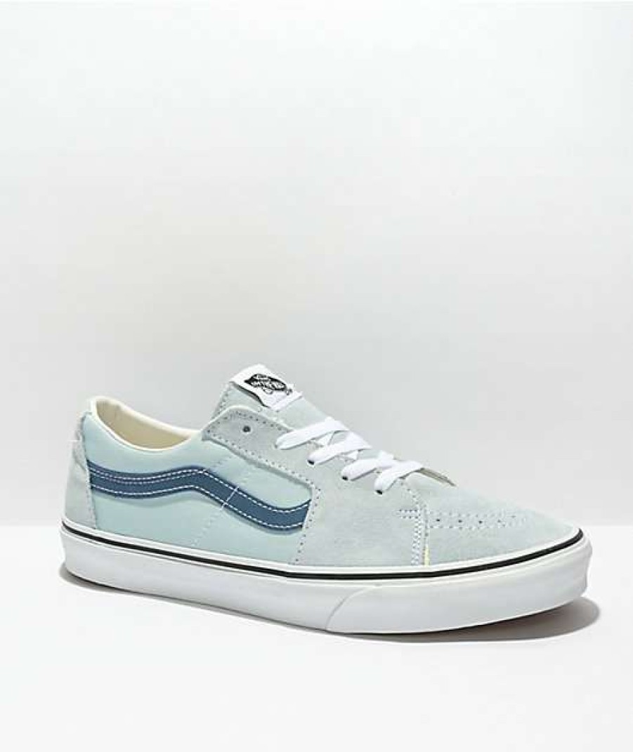 Vans * | Vans Sk8-Low Utility Pop Blue & Navy Skate Shoes Promotions